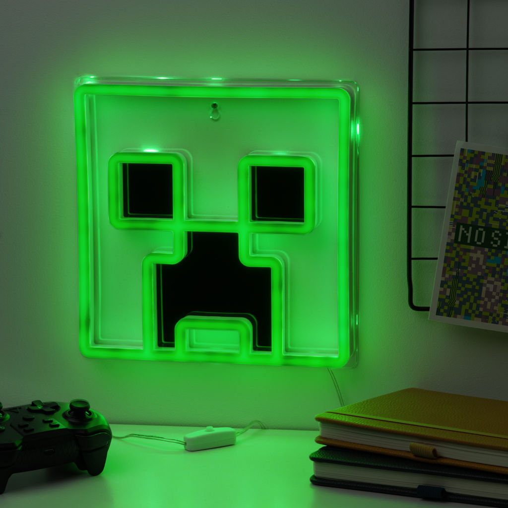 Minecraft - Creeper - Valaisin (lamppu)