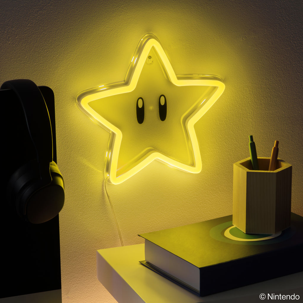 Super Mario - Star - Valaisin (lamppu)