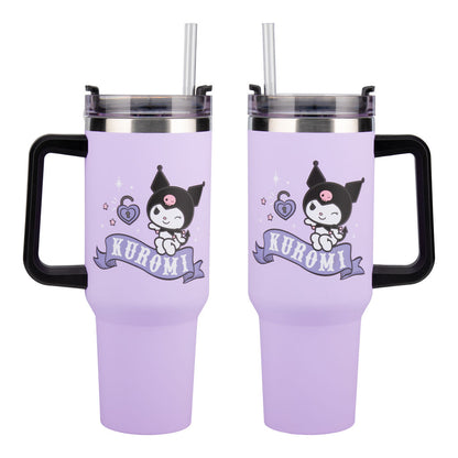 Hello Kitty - Kuromi - Isokokoinen juomapullo