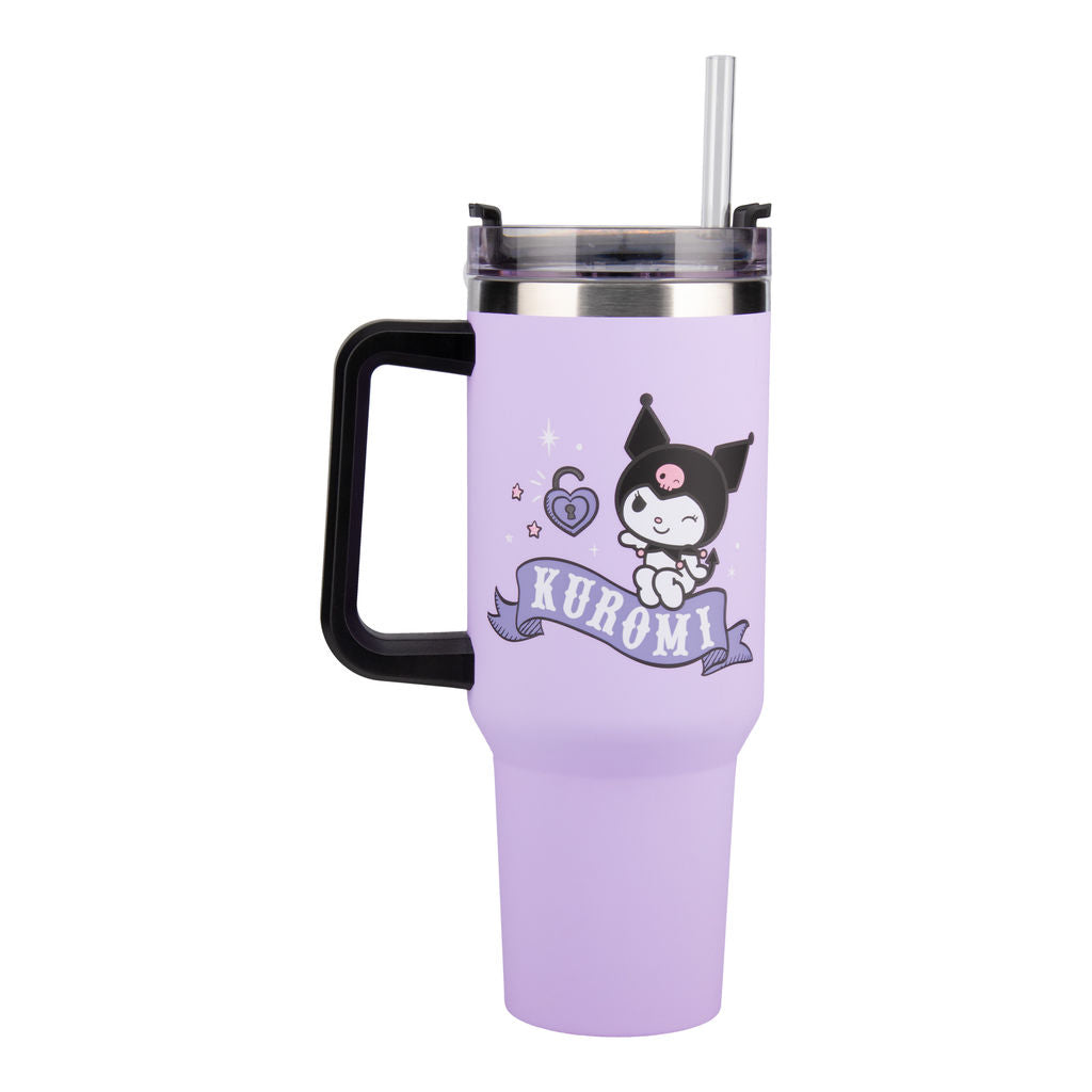 Hello Kitty - Kuromi - Isokokoinen juomapullo