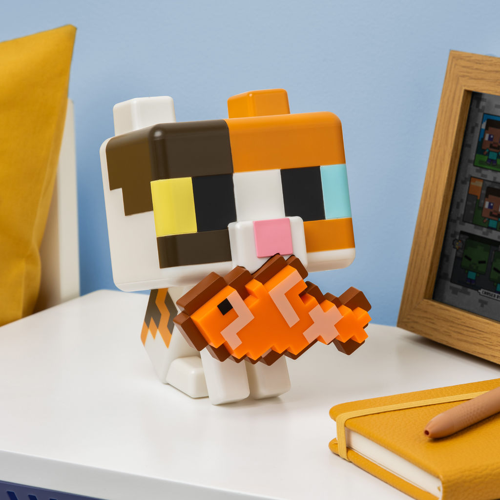 Minecraft - GloBuddies: Cat - Table Lamp
