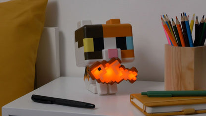 Minecraft - GloBuddies: Cat - Table Lamp