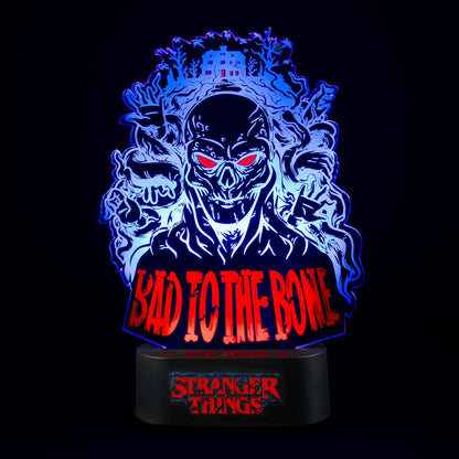 Stranger Things - Bad To The Bone - LED Lamp