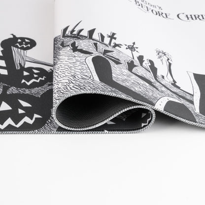 The Nightmare Before Christmas - Spiral Hill - XL Mouse Pad