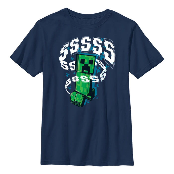 Minecraft - Creeper SSSSS - Lasten T-paita