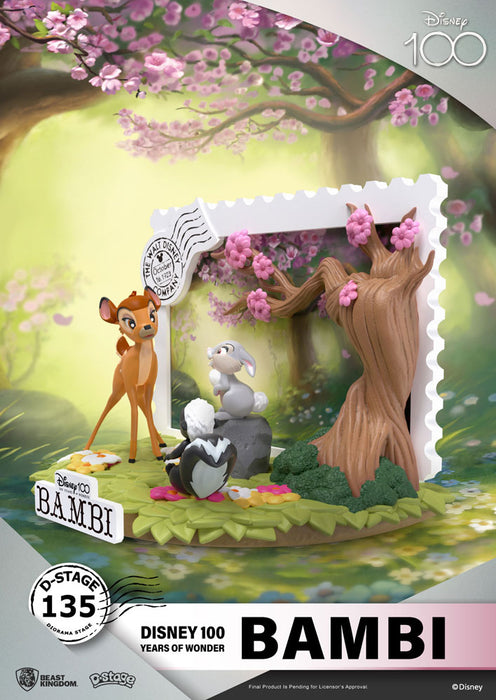 Bambi - Disney 100th Anniversary - Dioraama (kolmiulotteinen koriste-esine)