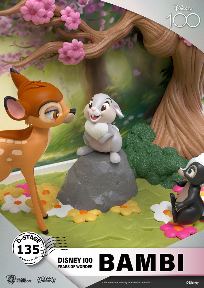 Bambi - Disney 100th Anniversary - Dioraama (kolmiulotteinen koriste-esine)