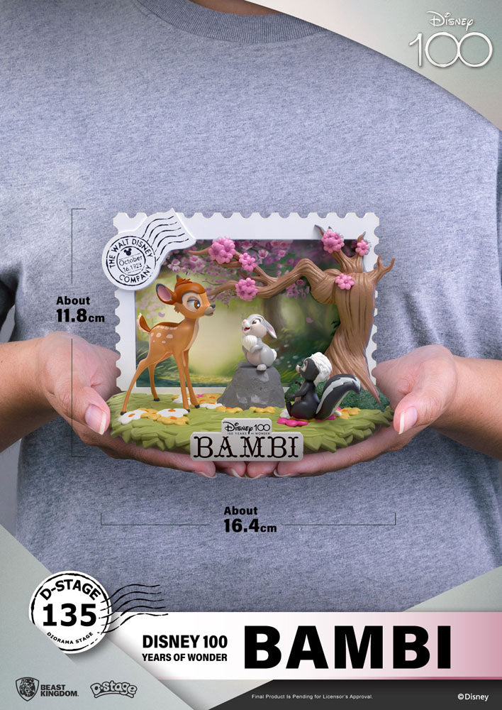 Bambi - Disney 100th Anniversary - Dioraama (kolmiulotteinen koriste-esine)