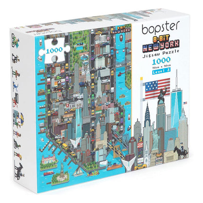 8-Bit Pixel Puzzle New York Level 3 - Palapeli