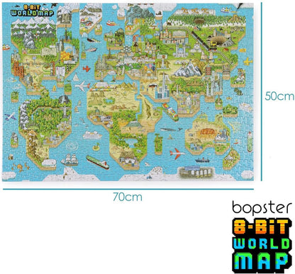 8-Bit Pixel Puzzle World Level 3 - Palapeli