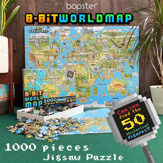 8-Bit Pixel Puzzle World Level 3 - Palapeli