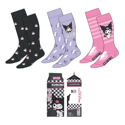 Hello Kitty - Sanrio Kuromi - 3-pack socks