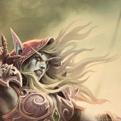 World of Warcraft - Sylvanas vs. Anduin Wrynn - Limited Edition Art Print (taidejuliste)