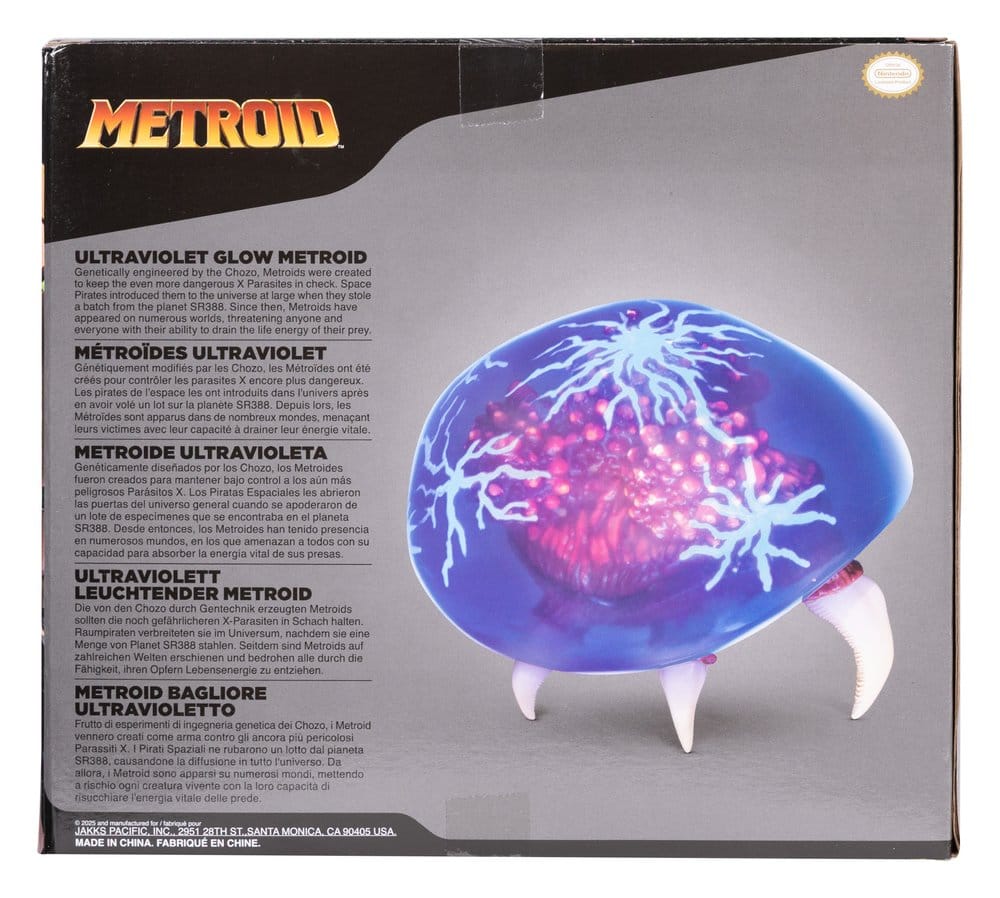 Metroid - World of Nintendo Ultraviolet Grow - Action Figure
