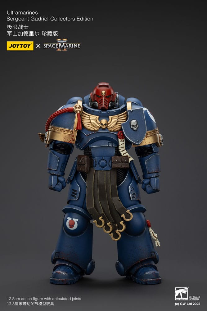 Warhammer 40,000 - Space Marine 2 Action Figure Ultramarines Sergeant Gadriel Collectors Edition - Toimintafiguuri / toimintahahmo