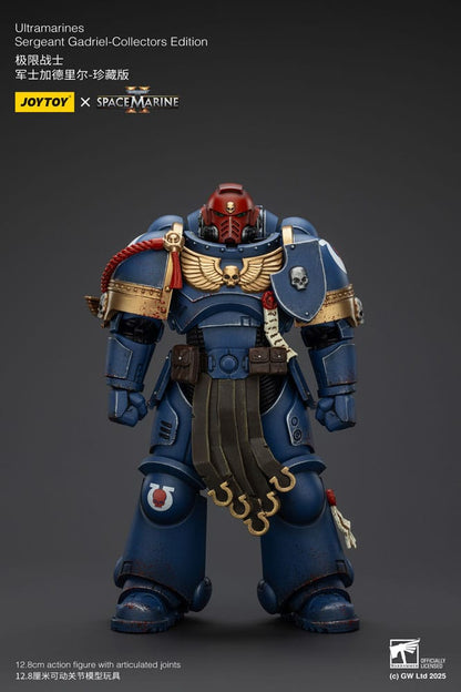Warhammer 40,000 - Space Marine 2 Action Figure Ultramarines Sergeant Gadriel Collectors Edition - Toimintafiguuri / toimintahahmo