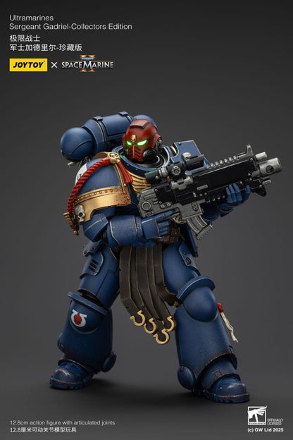 Warhammer 40,000 - Space Marine 2 Action Figure Ultramarines Sergeant Gadriel Collectors Edition - Toimintafiguuri / toimintahahmo