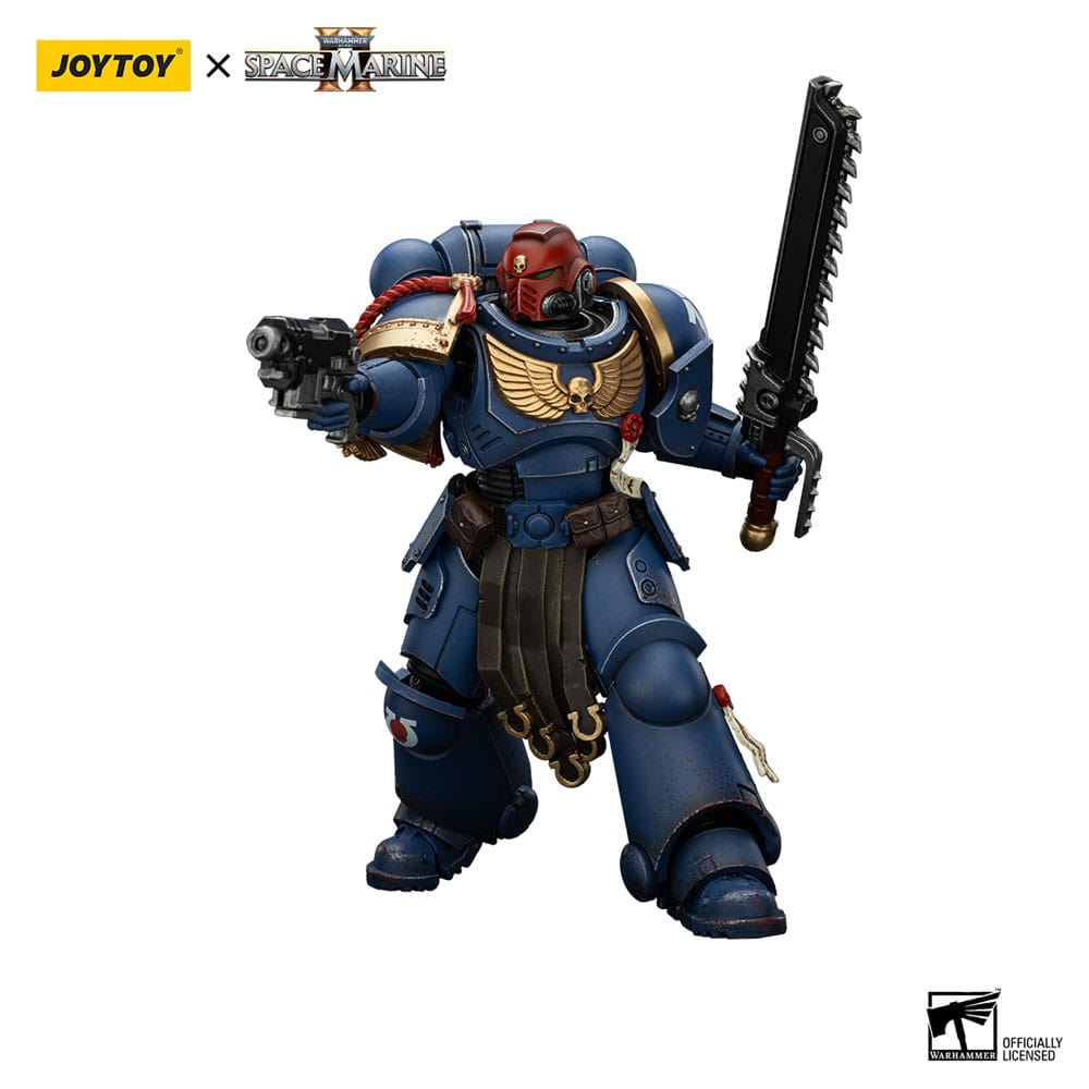 Warhammer 40,000 - Space Marine 2 Action Figure Ultramarines Sergeant Gadriel Collectors Edition - Toimintafiguuri / toimintahahmo