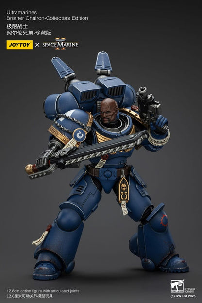 Warhammer 40,000 - Space Marine 2 Action Figure Ultramarines Brother Chairon Collectors Edition - Toimintafiguuri / toimintahahmo