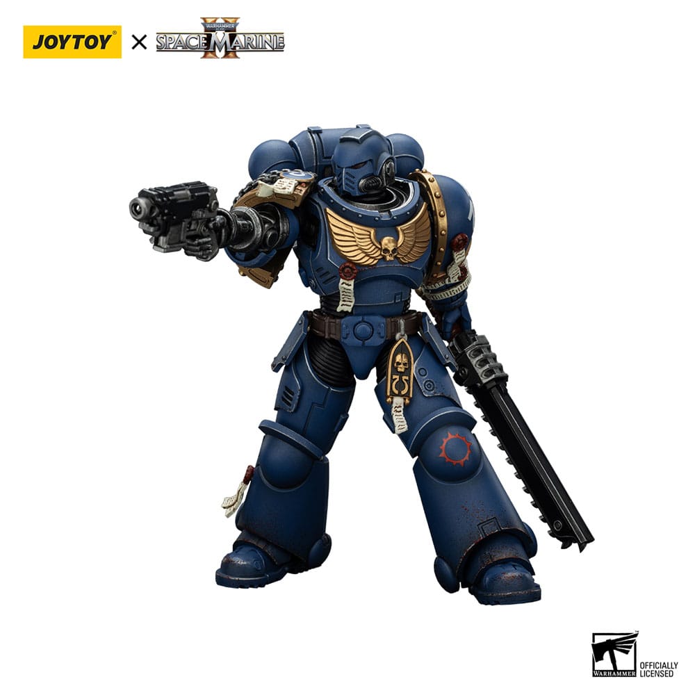Warhammer 40,000 - Space Marine 2 Action Figure Ultramarines Brother Chairon Collectors Edition - Toimintafiguuri / toimintahahmo