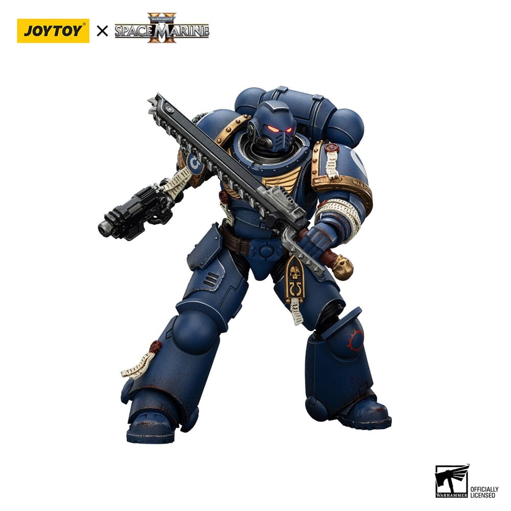 Warhammer 40,000 - Space Marine 2 Action Figure Ultramarines Brother Chairon Collectors Edition - Toimintafiguuri / toimintahahmo