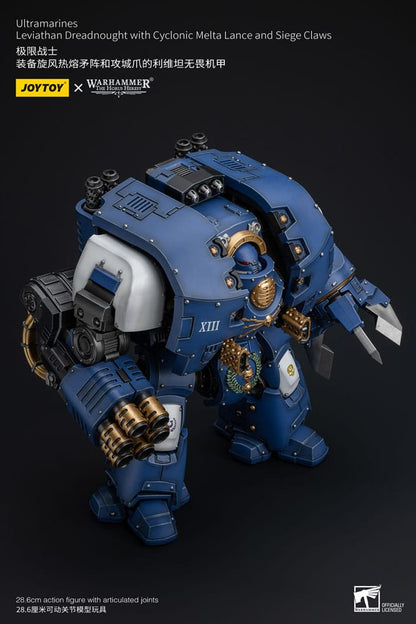 Warhammer 40,000 - Ultramarines Leviathan Dreadnought with Cyclonic Melta Lance And Siege Claws - Toimintafiguuri / toimintahahmo