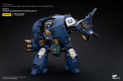 Warhammer 40,000 - Ultramarines Leviathan Dreadnought with Cyclonic Melta Lance And Siege Claws - Toimintafiguuri / toimintahahmo