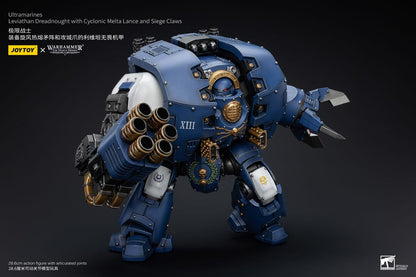 Warhammer 40,000 - Ultramarines Leviathan Dreadnought with Cyclonic Melta Lance And Siege Claws - Toimintafiguuri / toimintahahmo