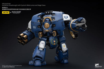 Warhammer 40,000 - Ultramarines Leviathan Dreadnought with Cyclonic Melta Lance And Siege Claws - Toimintafiguuri / toimintahahmo