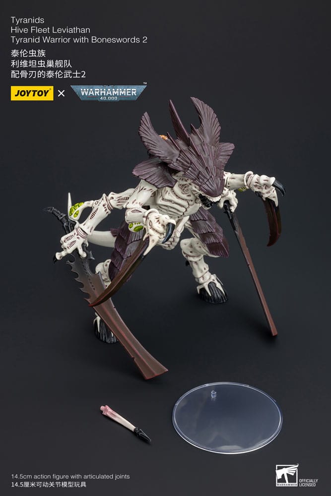 Warhammer 40,000 - Tyranids Hive Fleet Leviathan Tyranid Warrior with Boneswords - Toimintafiguuri / toimintahahmo