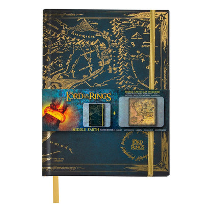 Taru sormusten herrasta - Map of Middle Earth - Muistikirja