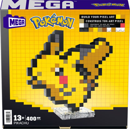 Pokémon - Pikachu Pixel Art - Mega Building Set (rakennussarja)