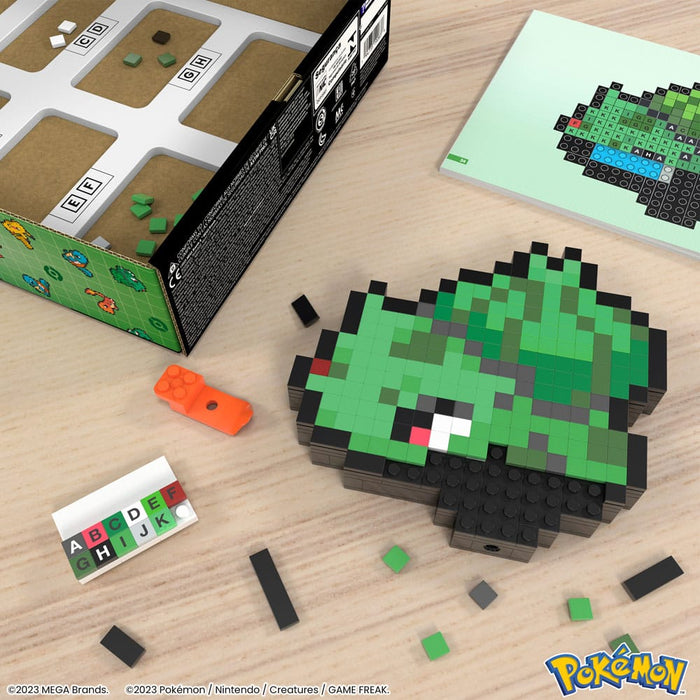 Pokémon - Bulbasaur Pixel Art - Mega Building Set (rakennussarja)