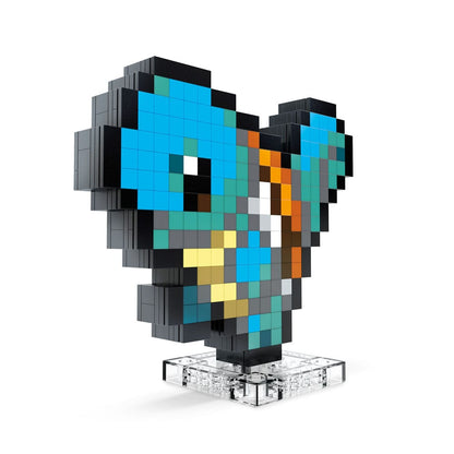 Pokémon - Squirtle Pixel Art - Mega Building Set (rakennussarja)