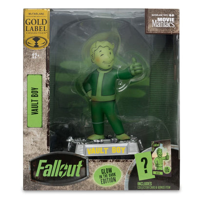 Fallout - Movie Maniacs Vault Boy - Glow-in-the-Dark -figuuri (keräilyhahmo)