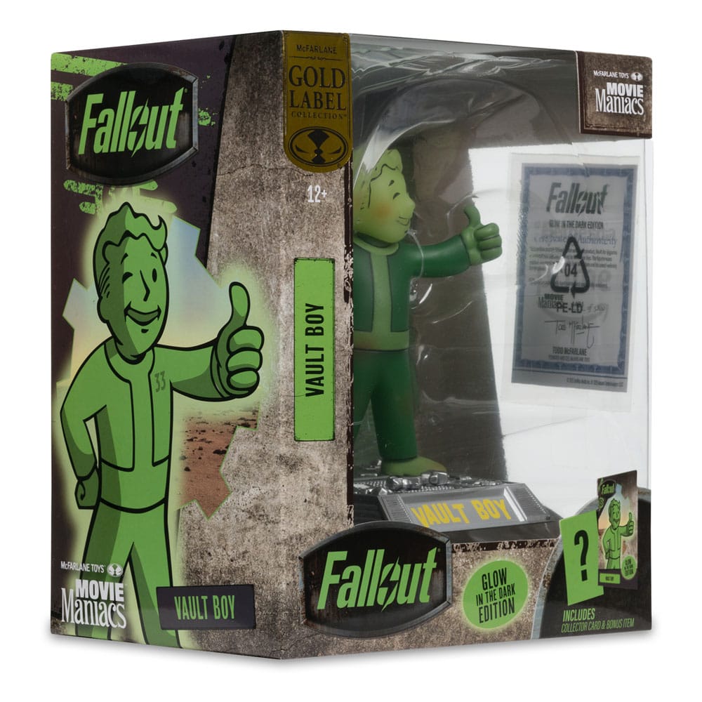 Fallout - Movie Maniacs Vault Boy - Glow-in-the-Dark -figuuri (keräilyhahmo)