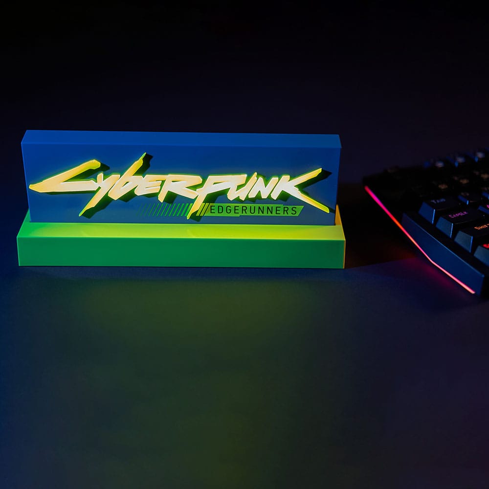 Cyberpunk: Edgerunners - Logo - Valaisin (lamppu)