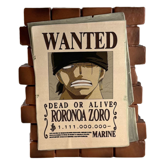One Piece - Zoro Wanted - Rahalipas / säästölipas
