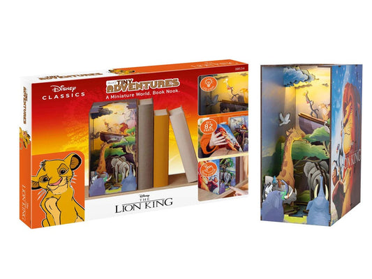 Leijonakuningas - Tiny Adventures Book Nook Mini Diorama (kirjahyllynkoriste/dioraama)