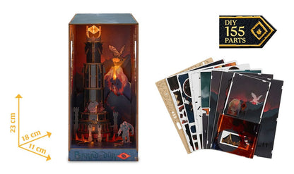 Taru sormusten herrasta - Barad-Dûr - Tiny Adventures Book Nook Mini Diorama (kirjahyllynkoriste/dioraama)