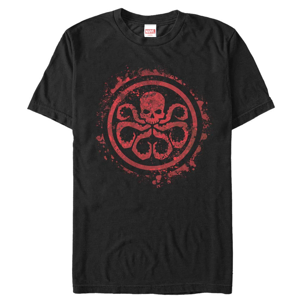 Captain America - Hydra Splatter Icon - T-paita