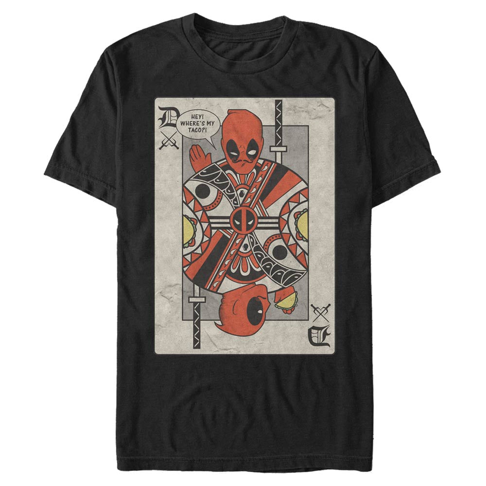 Deadpool -  Deadpool Playing Card - T-paita