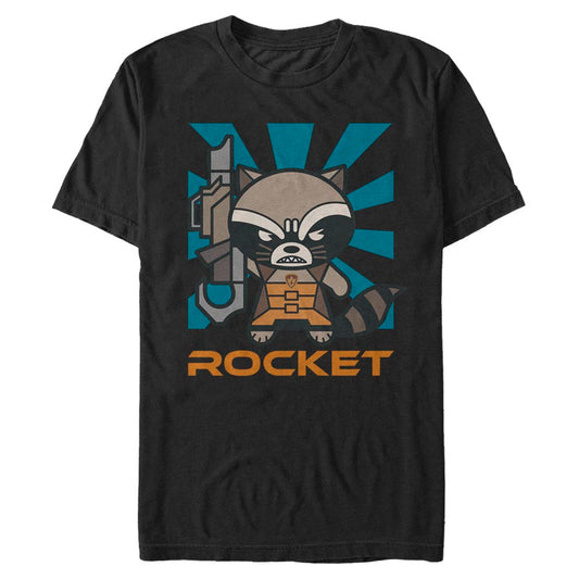 Guardians of the Galaxy - Rocket Kawaii - T-paita