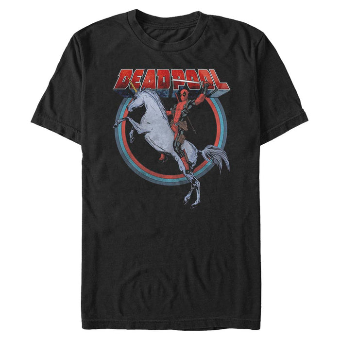 Deadpool - Deadpool on Unicorn - T-paita