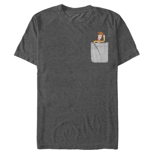 Toy Story - Woody Faux Pocket - T-paita