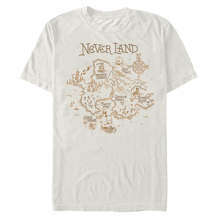 Peter Pan - Neverland Map - T-paita
