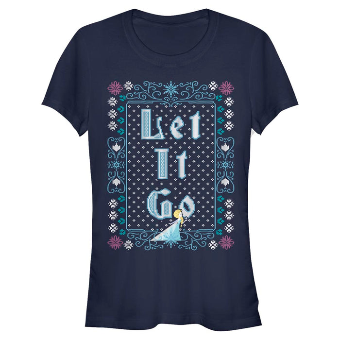Frozen - Let It Go Ugly Sweater - Naisten T-paita