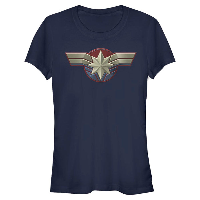 Captain Marvel - Marvel Costume Logo - Naisten T-paita