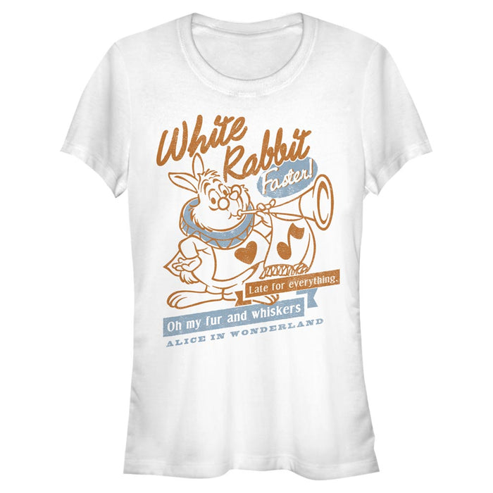 Liisa Ihmemaassa - White Rabbit - Naisten T-paita