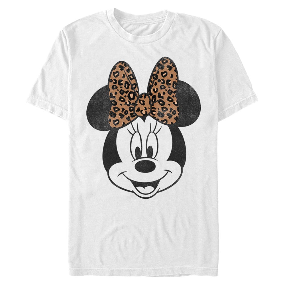 Mikki Hiiri - Modern Minnie Face Leopard - T-paita